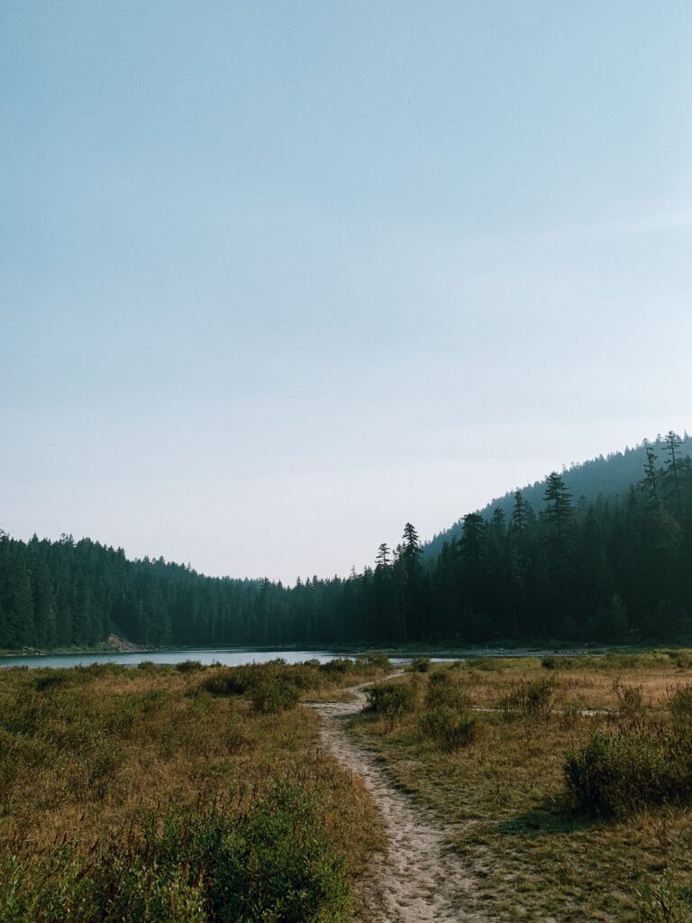 Frog Lake while hiking from Santiam Pass to Timberline Lodge